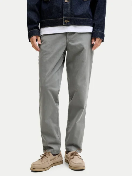 Jack & Jones Chino nohavice Lie Vance sivá