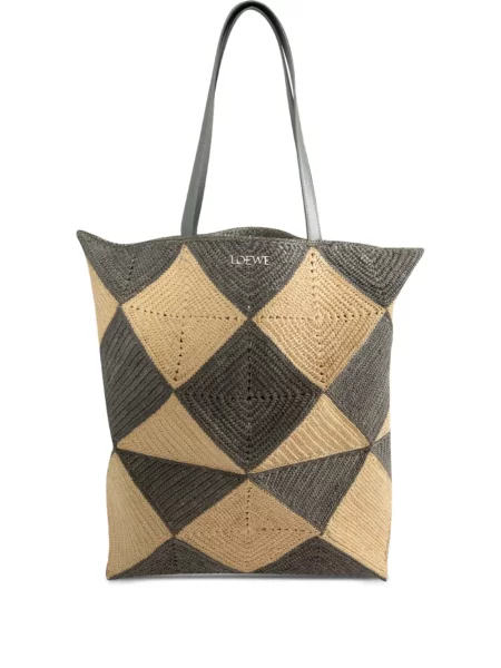 Geantă Loewe cu imprimeu geometric