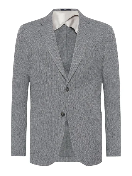 Boggi Milano Sacou amestecat gri