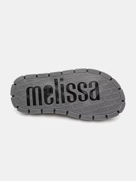 Melissa szandál FLOWING PLATFORM DENIM fekete