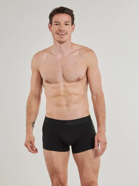 Pruhované nohavičky Adidas čierna