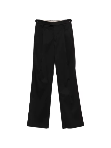 Pantaloni Berwich plisate negru