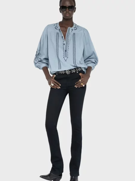 Блуза Zadig&voltaire блакитна