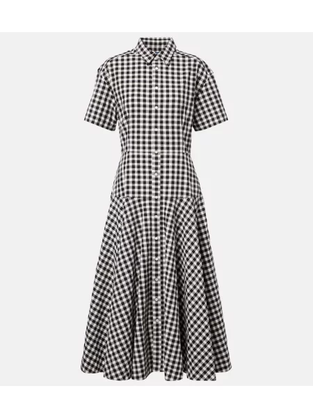 Sukienka koszulowa Polo Ralph Lauren garniturowa czarna