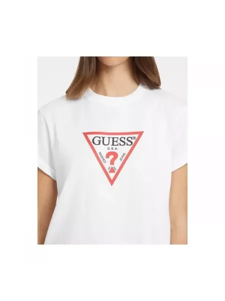 Guess Jeans basic tričko dámske biela