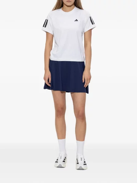 Τένις φόρεμα Adidas με λαιμόκοψη v με αυτόγραφο μαύρο