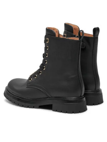Žygio batai Tommy Hilfiger Lace Up Bootie M juoda