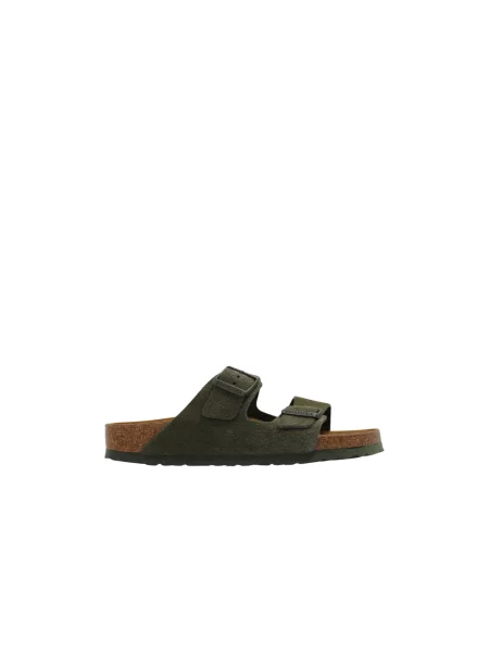Klapki Birkenstock brązowe