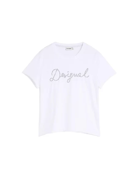Desigual Tricou negru alb