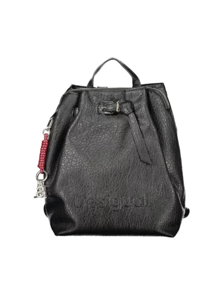 Plecak Desigual z logo czarny