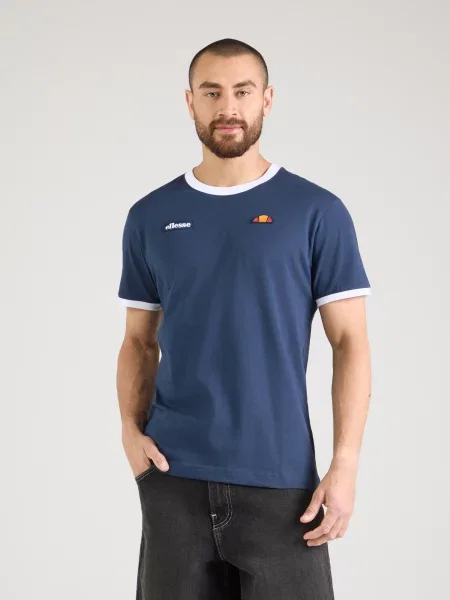 ELLESSE Majica Ringetto marine / rumena / marelica bela