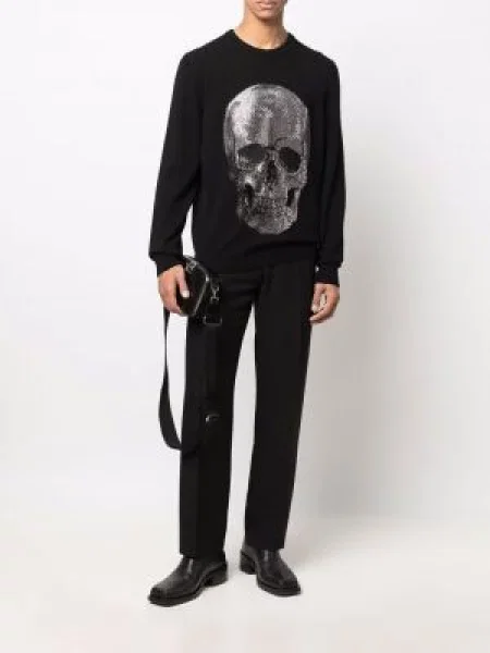 Kašmyro megztinis Philipp Plein juoda