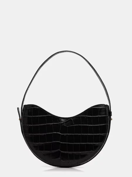 Geanta hobo Answear.lab din piele negru