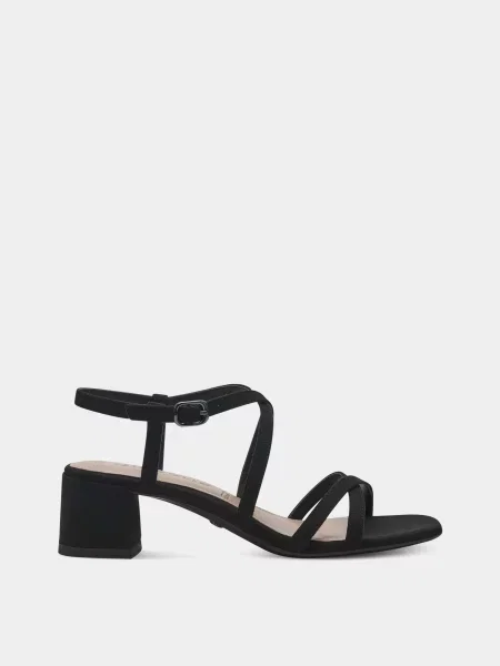 Tamaris Босоніжки Текстиль чорний