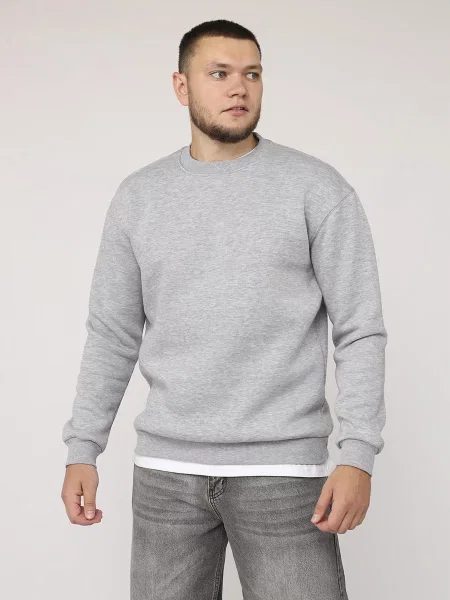 Світшот YUKI світло-сірий сірий