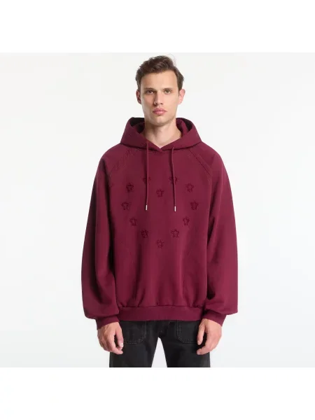 Mikina Études Studio Structure B Heart Hoodie Wine L