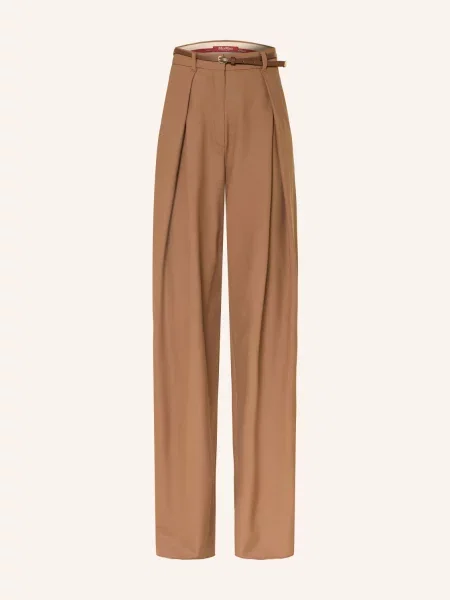 Max Mara Studio Marlene Kalhoty Značky Aere hnědá