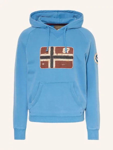 Napapijri Bluza Z Kapturem B-Archive blau