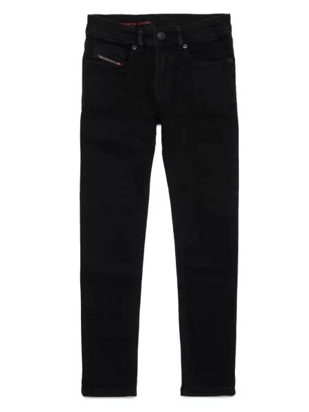 Jeansy skinny dziecięce Diesel czarne