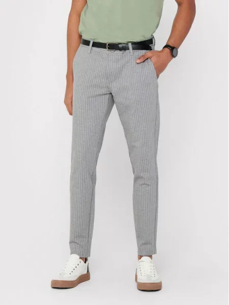Only & Sons Pantaloni chino Mark gri