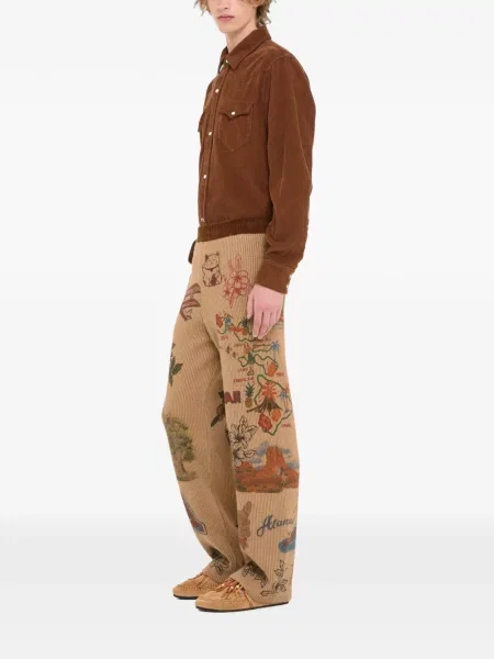 Pantaloni Alanui cu imagine