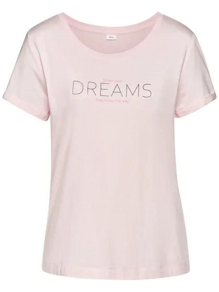 S.Oliver Bluză de noapte roz
