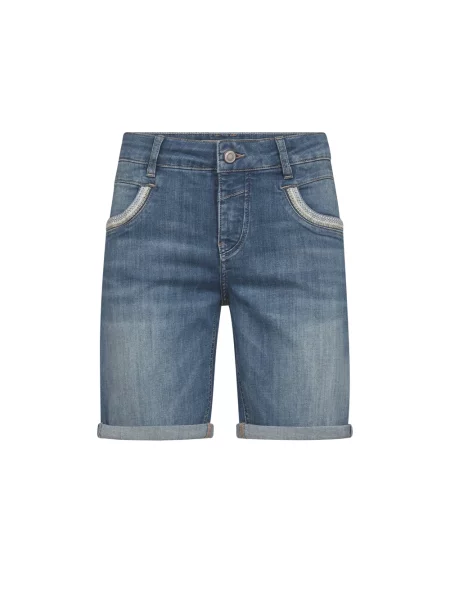 MOS MOSH Szorty Kobieta Denim Denim Shorts niebieski