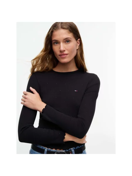 Majica Tommy Jeans crna