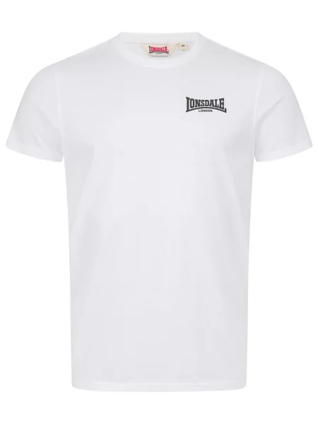T-shirt o wąskim kroju Lonsdale Elmdon biała