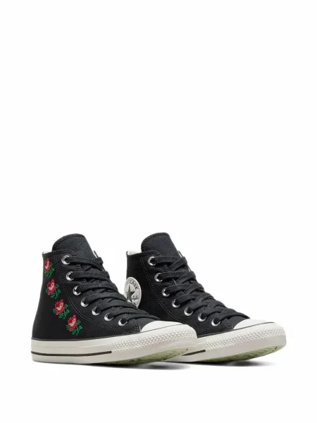 Decupat hanorac cu fermoar Converse clasic cu tepi albastru