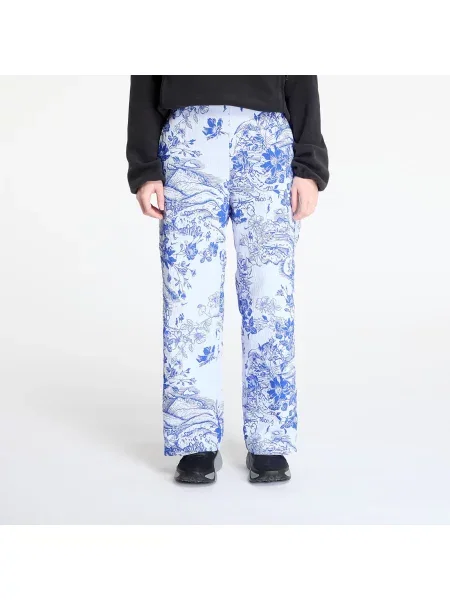 Kalhoty Nike Sportswear Collection Mid-Rise Jacquard Track Pants White/ Hyper Royal/ White L bílé