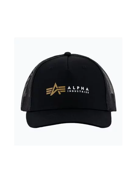 Бейсболка Alpha Industries Label чорний