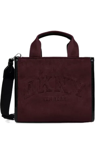 Shopperka Dkny z logo czerwona