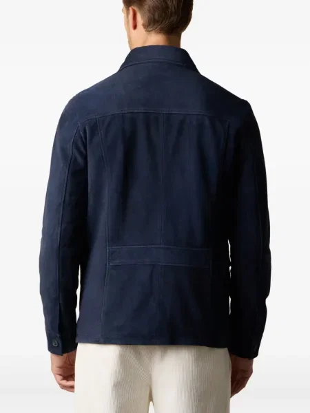 Велурено яке Brooks Brothers синьо