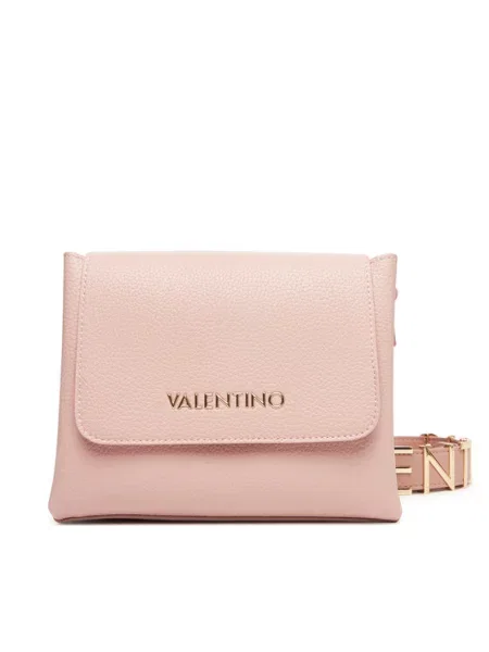 Valentino Bags crossbody torbica iz umetnega usnja roza