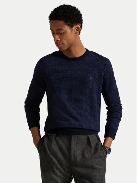 Polo Ralph Lauren Пуловер Тъмносин сиво