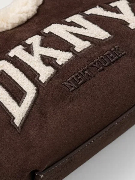 Замшевая сумка через плечо Dkny