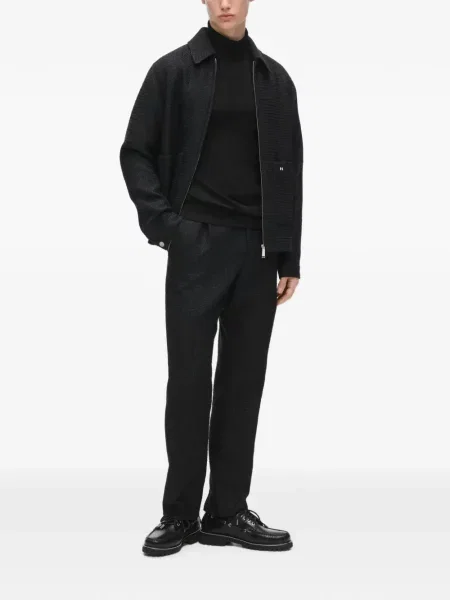 Bouclé pantaloni Karl Lagerfeld negru