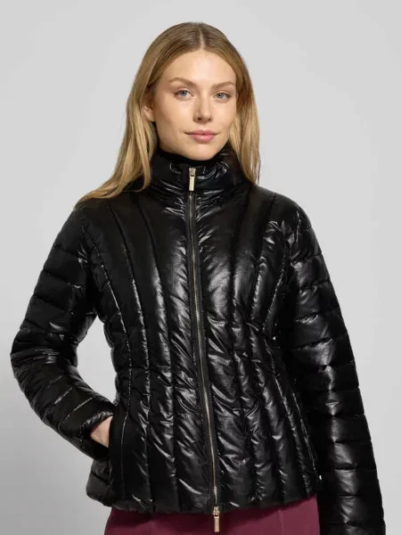 Kurtka pikowana ze stójką Armani Exchange czarna