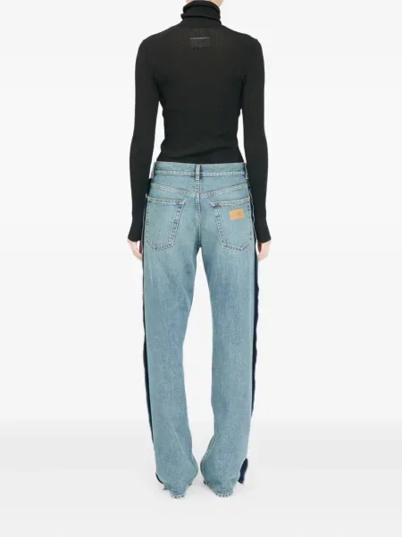 Blugi Mm6 Maison Margiela cu 5 buzunare albastru
