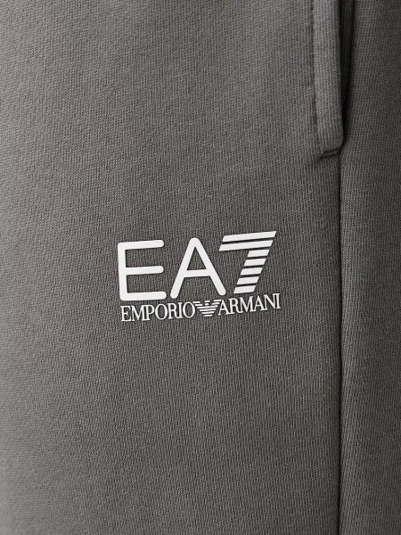 Emporio Armani melegítő szett férfi pamuttal szürke