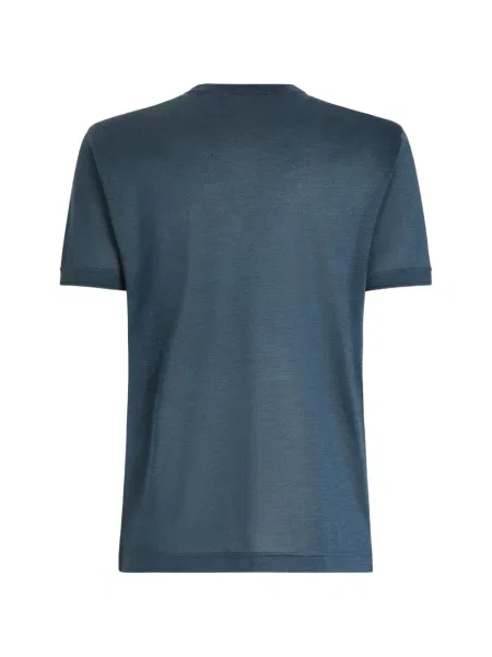 Tricou Dolce & Gabbana de mătase albastru