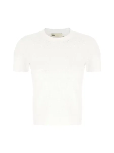 Koszulka Tory Burch klasyczna biała