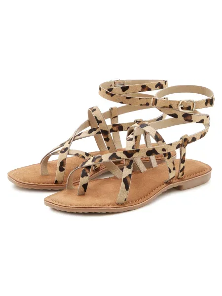 FRENCH CONNECTION Flip-flops ombră / maro cappuccino negru