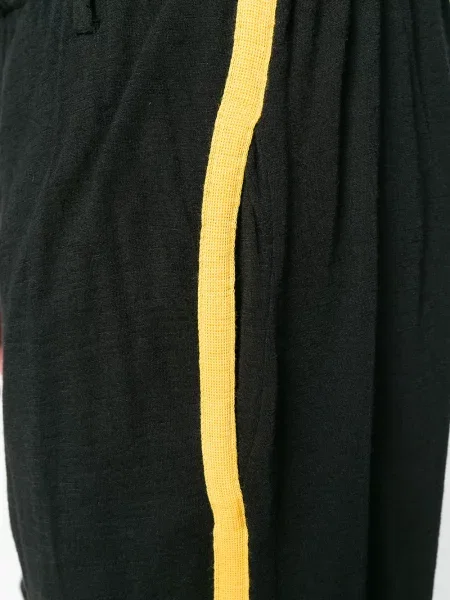 Pantaloni Mcq Swallow cu dungi negru