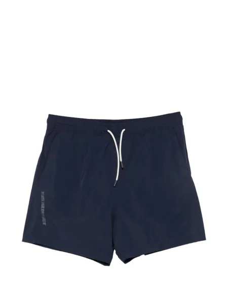 Slip de baie Ecoalf cu autograf cu cordon albastru
