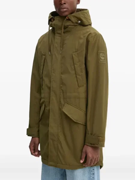 Geacă Timberland cu glugă verde