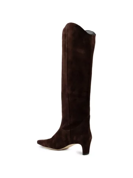 Botine Staud din piele de căprioară maro