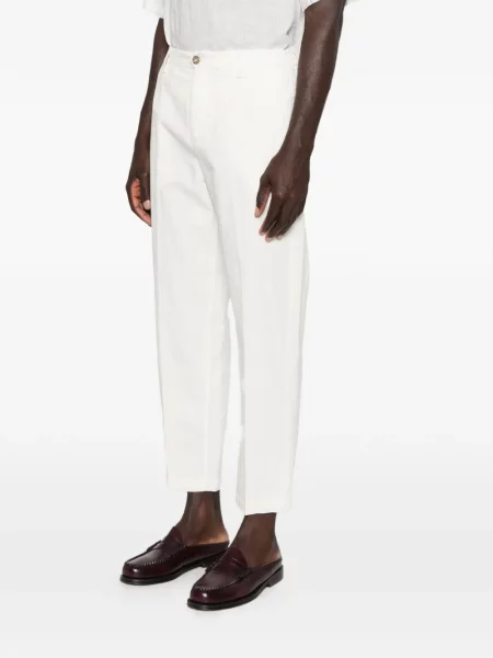 Pantaloni Teleria Zed alb