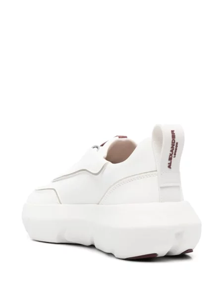 Sneakerși Alexander Smith din piele alb